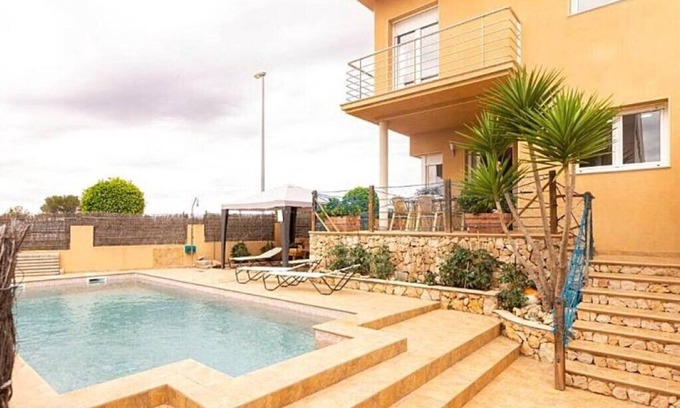 Camarles House | Casa Piscina Privada L'ampolla 13pers