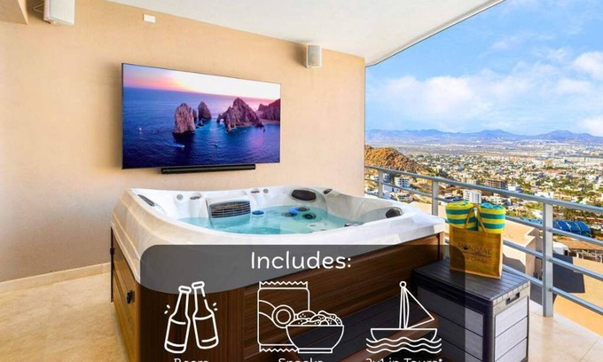 Pedregal Apartment | Cascadas Luxury Condo in Pedregal with Jacuzzi