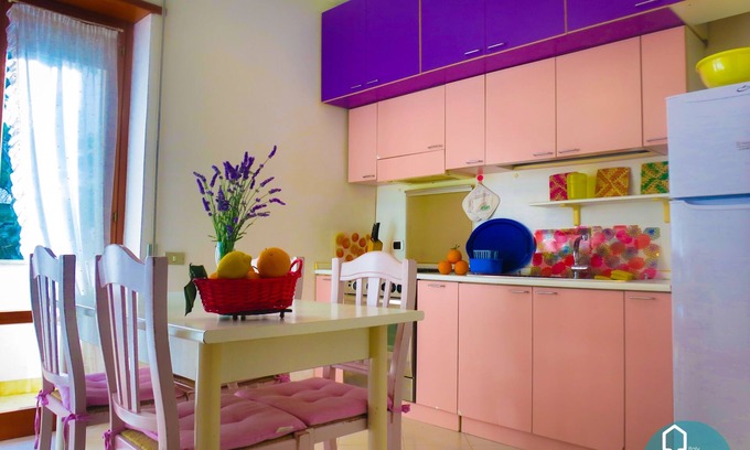 Minturno Apartment | CASESCAURI - Vacantion Rentals VIOLETTA 100 meters from the sea!