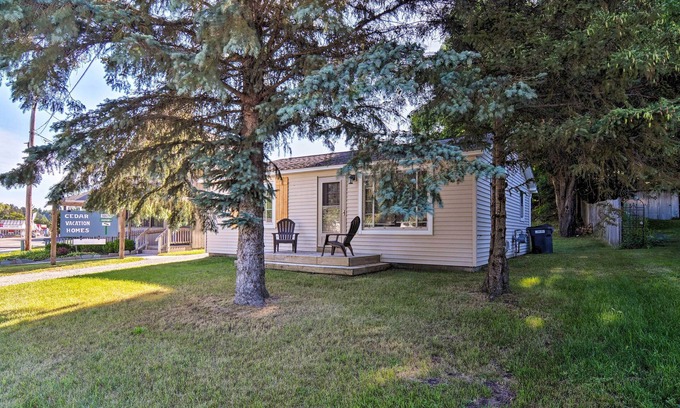 Cedar House | Cedar Home w/Deck & Grill Near Lake Leelanau!