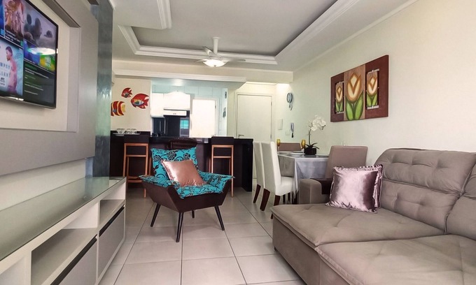 Capao da Canoa Apartment | Centro De Capão Da Canoa, Apartment With Side View, With Two Bedrooms