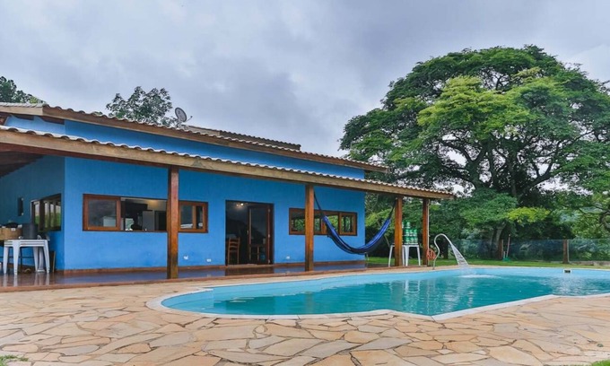 Mairinque House | Chácara Mairinque com Piscina e Muito Verde