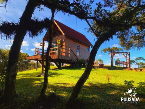 Bom Retiro House | Chalé na Pousada Eco das Aves próximo a vinícola Thera