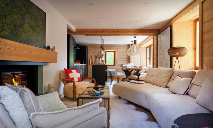 Saint-Nicolas-la-Chapelle Apartment | Chalet Belle Source A - Relaxing stay with Nordic bath - OVO Network