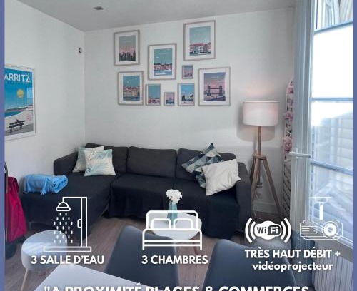 Biarritz City Centre House | Chalet basque 6 couchages centre ville Biarritz