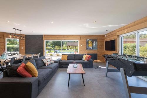 Gerardmer Ski Chalet | Chalet du Bien-être 15p. Piscine,Spa, Hammam,Pétanque,Basket