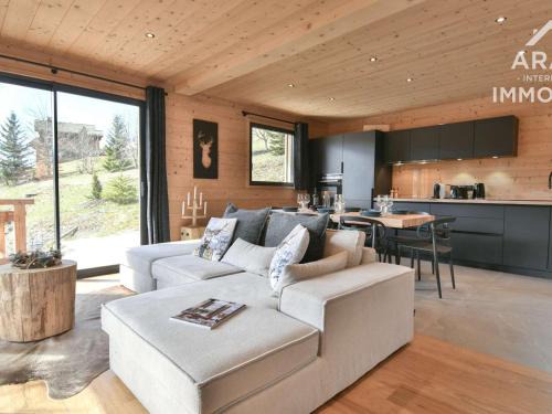 Le Grand-Bornand Ski Chalet | Chalet Mitoyen Luxueux 8 Pers, 3 Chambres Confortables pour une Escapade Alpestre Inoubliable - FR-1-391-168