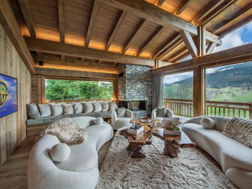 Combloux Ski Chalet | Chalet moderne avec piscine intérieure et hammam - FR-1-569-76