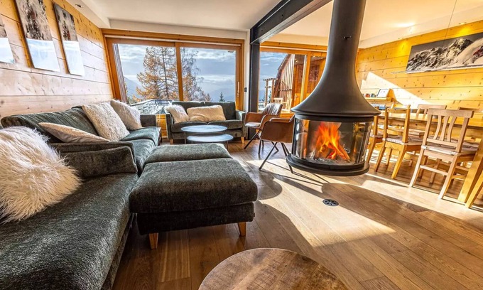 Arc-1600 Ski Chalet | Chalet Two Heads - Magnificent chalet equipped for 14 people located in the 2 head district unforgettable view close to the slopes