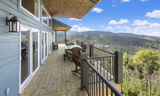 Chalet Village North Cabin | Chalet With Media room , Elevator and SPECTACULAR 180 Degree Views!