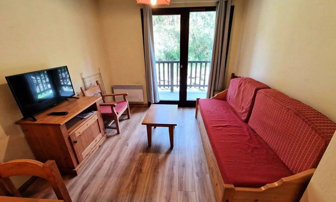 Valfrejus Apartment | Chalets du Thabor - 2 Rooms for 4 People
