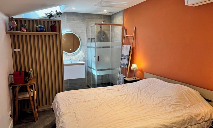 Carnac Villa | Chambre Double Dans Maison Face à la Plage de Saint Colomban