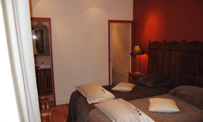 Tendu Bed & Breakfast | chambre twin avec vue sur parc