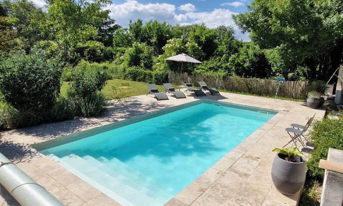 Forcalqueiret House | Character house with private pool, private parking, large garden and Wifi