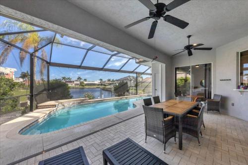 Punta Gorda House | Charlotte County Villa 5878: Waterfront Pool Spa Home
