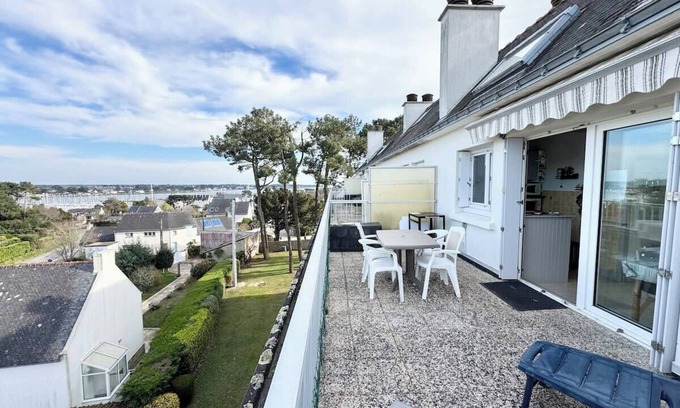 La Trinite-sur-Mer Apartment | Charmant Duplex - Vue sur le port de la Trinité