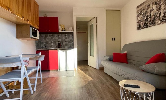Pra Loup Apartment | Charmant studio rénové aux Molanès - Balcon, parking privé, proche télécabine et navette - FR-1-165A-177