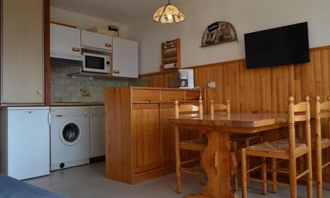 Font-Romeu-Odeillo-Via Apartment | Charmant T2 Cabine avec balcon et parking à Font-Romeu - FR-1-580-12