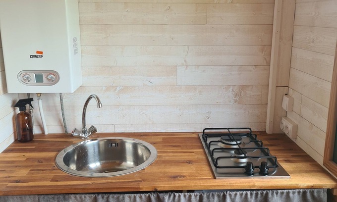 Cerisy-la-Foret House | Charmante Tiny House Dans un Camping à la Ferme