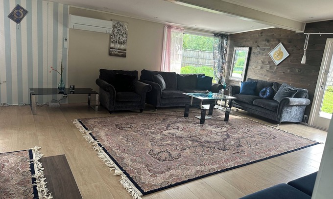 Hamar Municipality House | Charming 1-bedroom house with WiFi, AC in lovely Ridabu Hamar