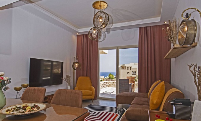 Sahl Hasheeh Apartment | Charming 2-bedroom apartment with full sea view,Azzurra Sahl Hasheesh