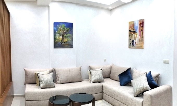 Dakhla Apartment | Charming 2-bedroom apartment in lovely Agadir with AC