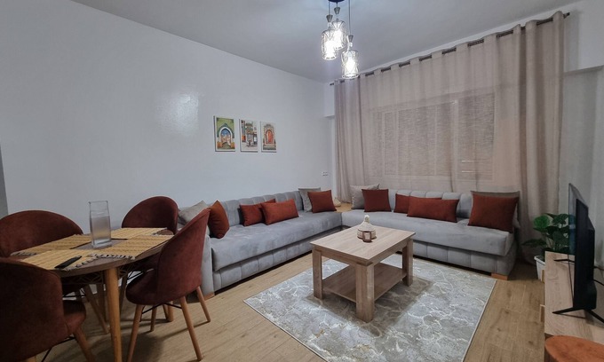 Quartier Hassan Apartment | Charming 2-bedroom apartment in wonderful Rabat with WiFi