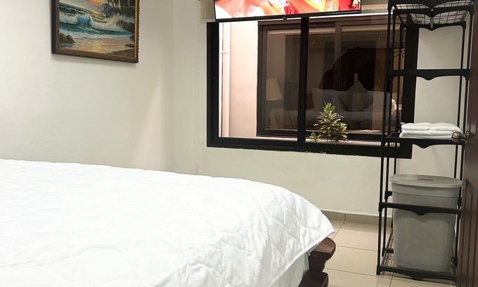 San Miguel Condo | Charming 2-bedroom condo in bright San Miguel with WiFi and AC , park with pool