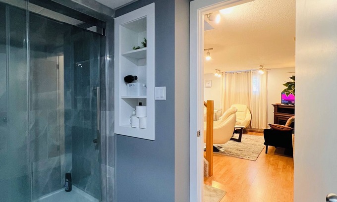Medicine Hat House | Charming 2- bedroom basement house with WiFi, AC in wonderful Medicine Hat