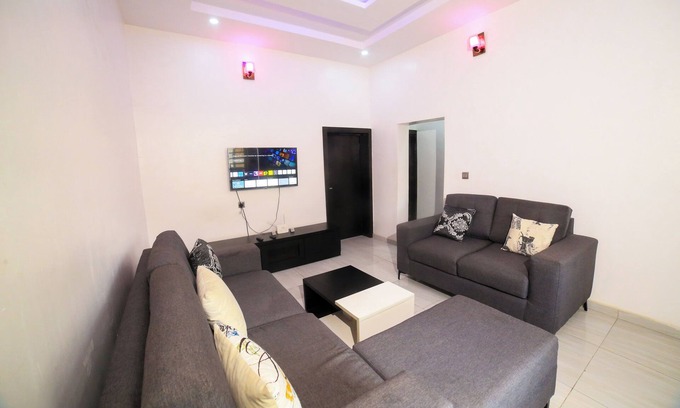 Ajah House | Charming 2-Bedroom House in Ajah with AC & WiFi