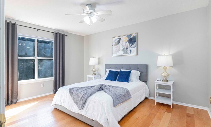 Lafayette House | Charming 2-bedroom, queen-bed, townhome in the center of Lafayette with AC, WiFi