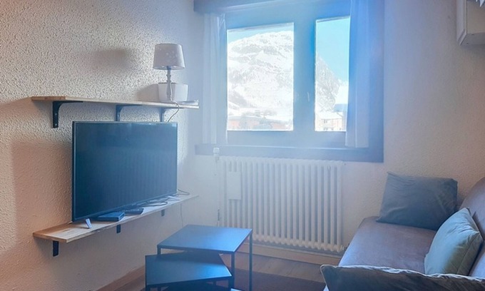 Le Cret Apartment | Charming 2-room in Val d'Isère, 4 pers, near center, TV, WiFi