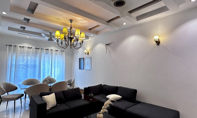 Lahore House | Charming 3-bedroom house with AC, WiFi in lively DHA Lahore