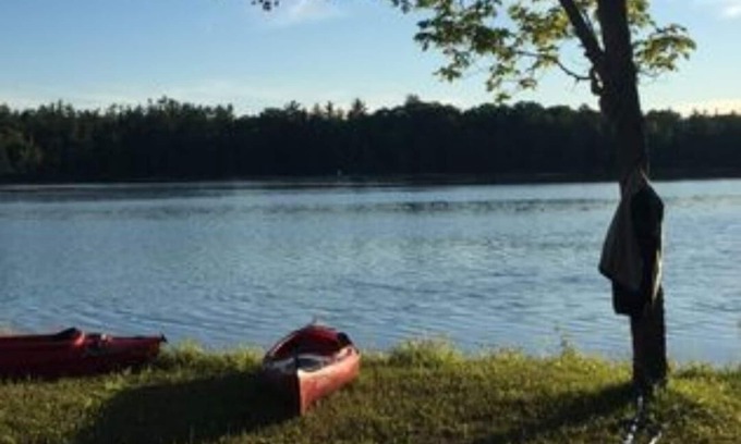 Fife Lake Cabin | Charming 3 bedroom log cabin on Pickerel Lake in Fife Lake, MI + a guest house