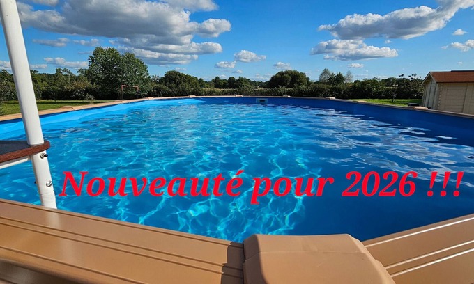 Change Cottage | Charming 3-Star Cottage Near Le Mans with Hot Tub, Parking, and Family-Friendly Amenities
