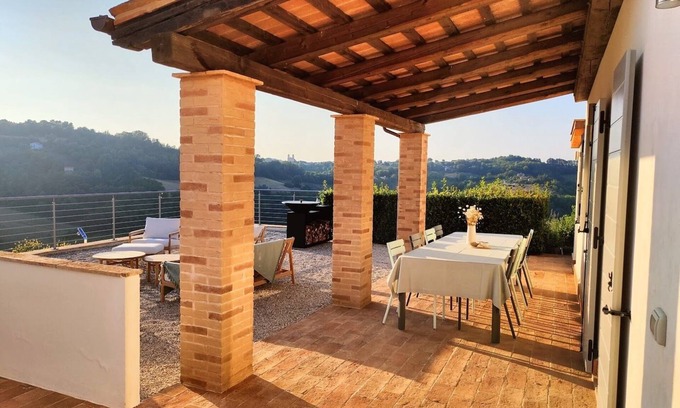 Monte Rinaldo Villa | Charming 4-bedroom villa with private pool and breathtaking views