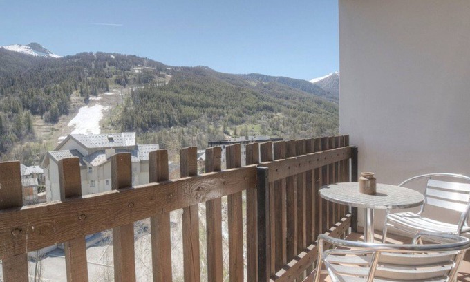 Saint-Chaffrey Apartment | Charming 6-Pax Apt in Serre-Chevalier, South & West Balconies, Ski Locker