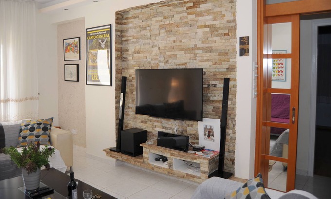 Potamos tis Germasogeias Apartment | Charming, bright, quiet roof top flat with all mod cons, close to sandy beach