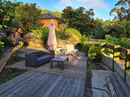 O Grove Ski Chalet | Charming Chalet in San Vicente del Grove with Sea View