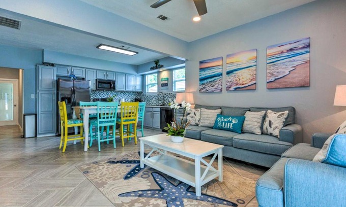 Gulfport House | Charming Coastal Getaway, Near Beach and Pier!