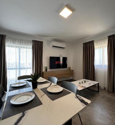 Qawra Apartment | Charming Corner Apartment with Country view 2BR