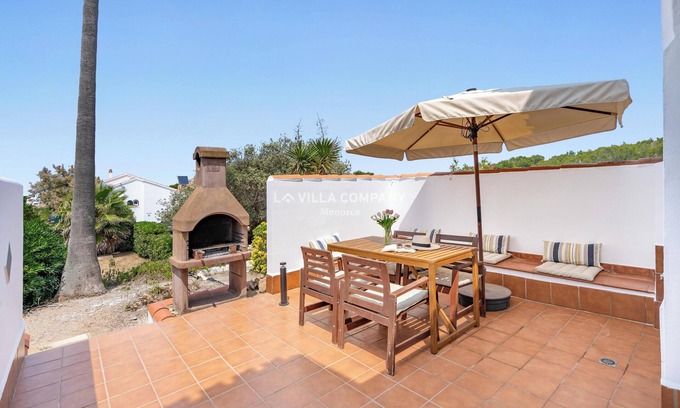 Arenal d'en Castell Apartment | Charming Duplex with Sea Views, 2 Bedrooms + 3 Bathrooms, 3 Minutes to Beach