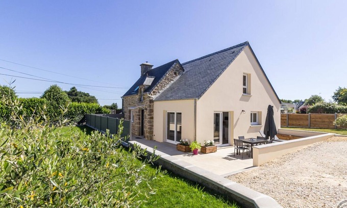 Saint-Pierre-Eglise Cottage | Charming Family Home with Garden, Near Ocean, Modern Amenities, and Historic Charm
