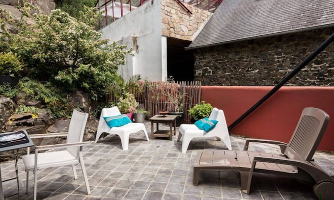 Binic Apartment | Charming terrace apartment 200m from the beach, private sauna