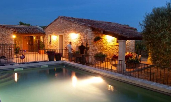 Saint-Saturnin-les-Apt Villa | Charming stone house with 3 bedrooms, 3 bathrooms and a private pool.