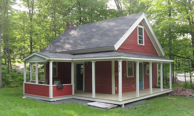 Grafton Cabin | Charming Fully Renovated One-Room Schoolhouse on 22+ acres