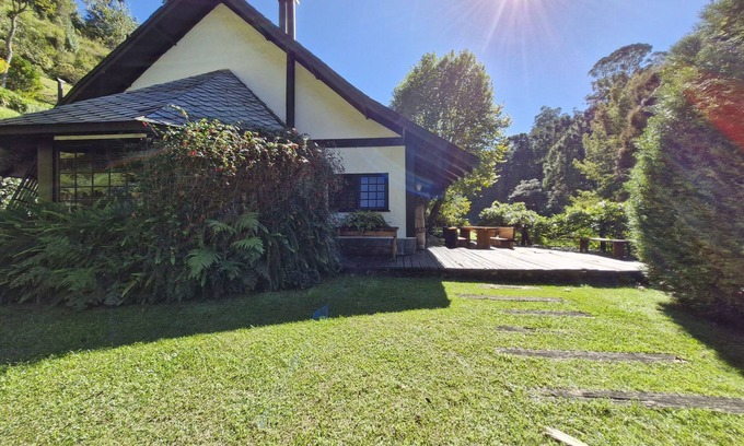 Campos do Jordao House | Charming House in Brasil w/Private Lake, Fireplace, Jacuzzi, and Sauna