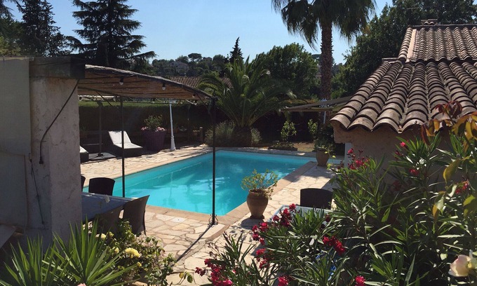Saint-Paul-de-Vence House | Charming mazet for 4 pers. 33m2 swimming pool