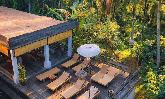 Melayang Resort | Charming one bedroom close to Ubud with a shared infinity-edge swimming pool