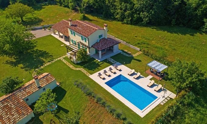 Labin Villa | Charming pool villa, superbly equipped
